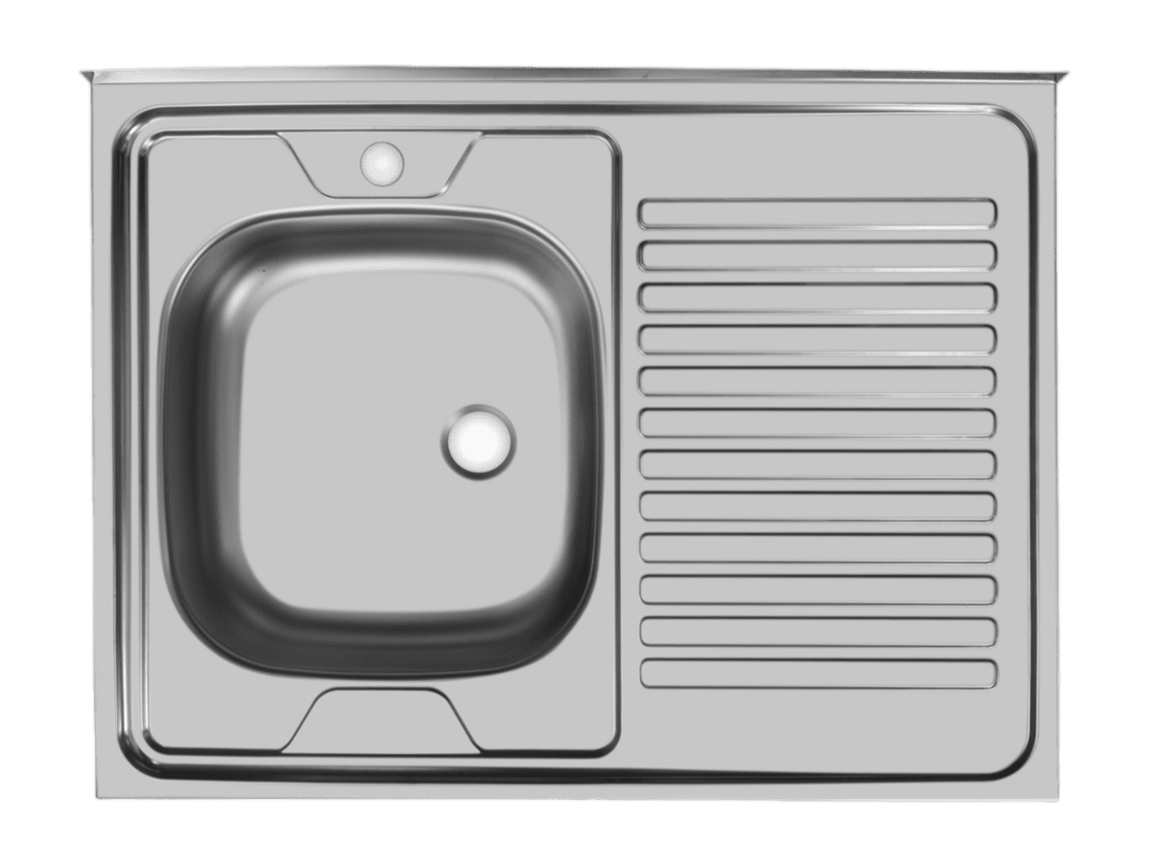 STD800.600 ---4C 0L- Мойка Юкинокс Стандарт 600х800 мм